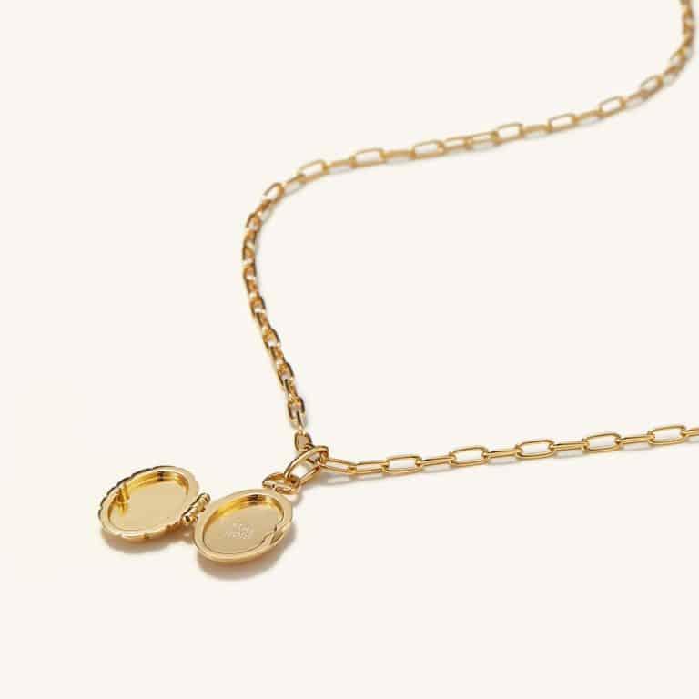 Mejuri Locket Necklace