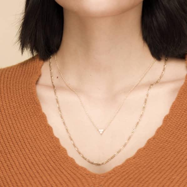 Mejuri Lotus Necklace