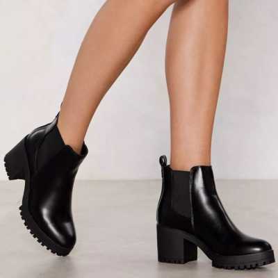 Nasty Gal Chunky Block Heel Ankle Boots Review 